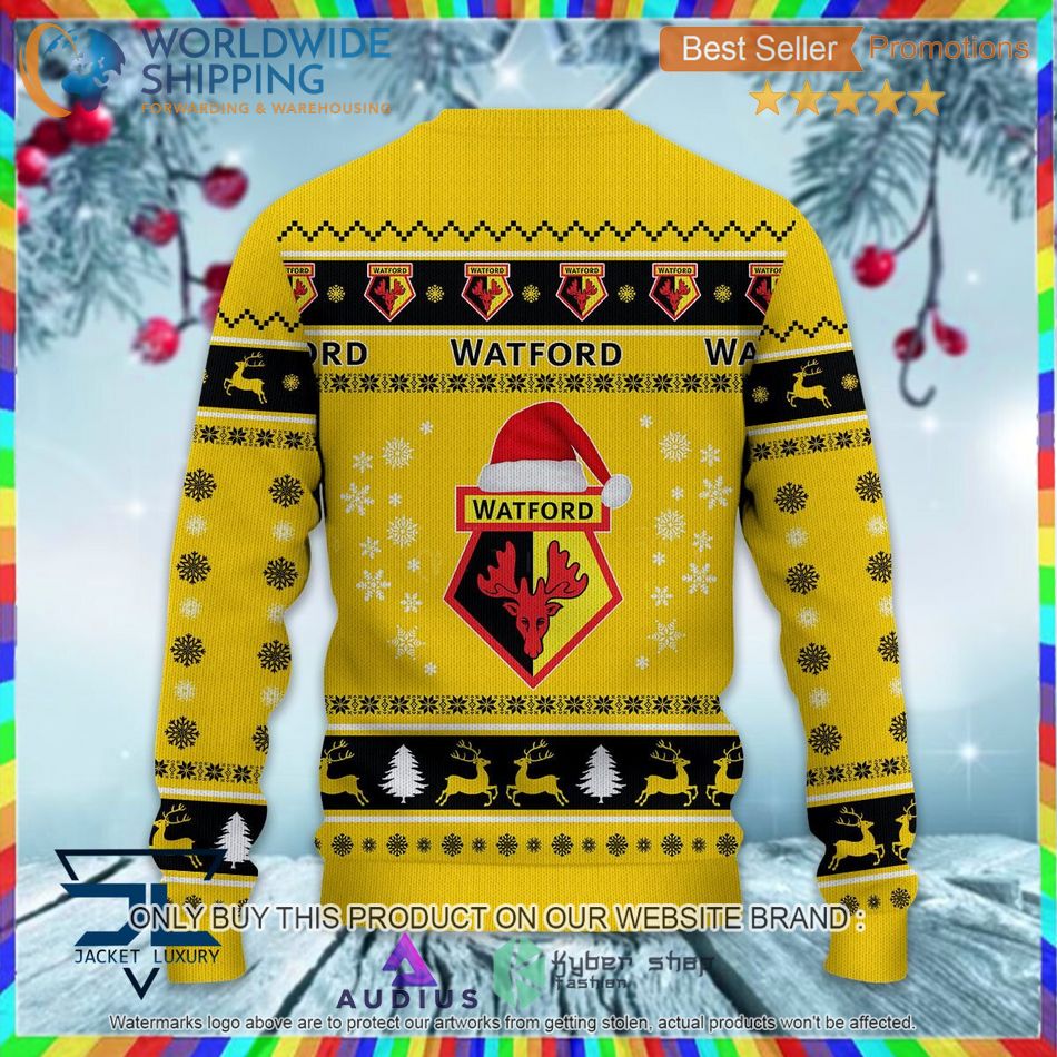 Watford EFL Ugly Christmas Sweater 3 watford efl ugly christmas sweater 3 53947