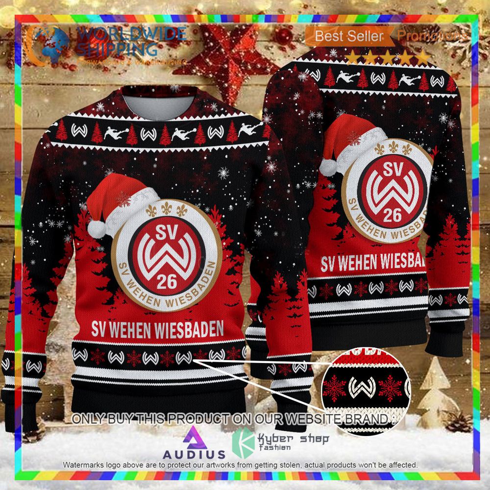wehen wiesbaden ugly christmas sweater 1 32143
