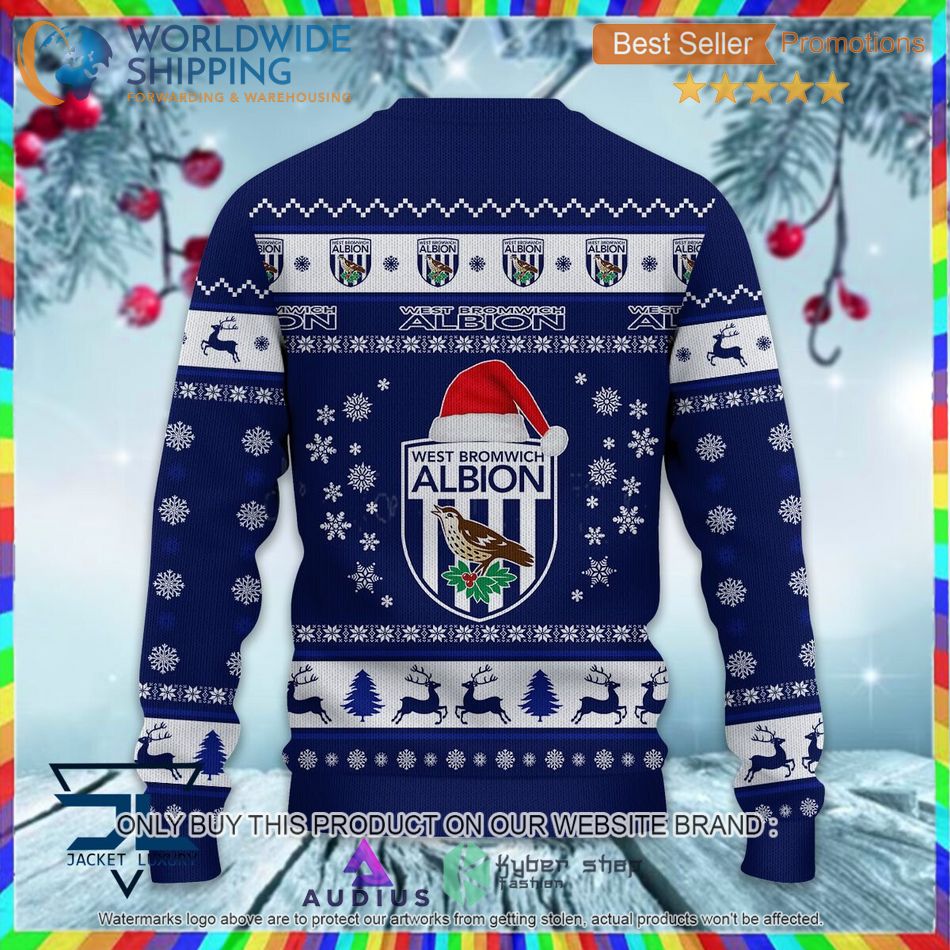 West Bromwich Albion F.C EFL Ugly Christmas Sweater 3 west bromwich albion f c efl ugly christmas sweater 3 4587