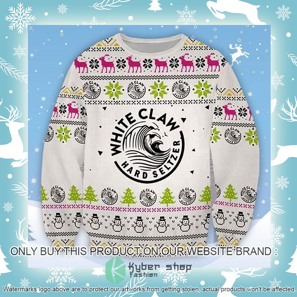 White Claw Ugly Christmas Sweater 3 white claw ugly christmas sweater 3 14324