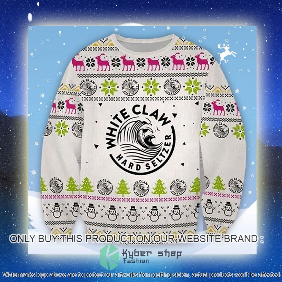 White Claw Ugly Christmas Sweater 4 white claw ugly christmas sweater 4 92538