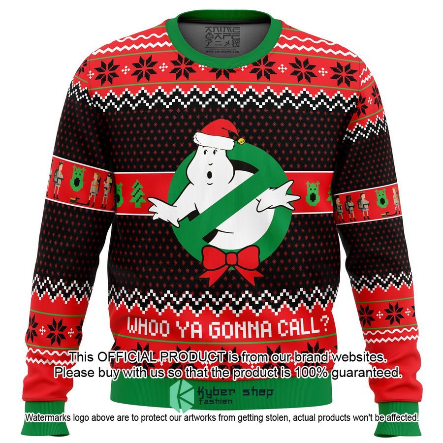 Who you gonna call Ghostbusters Christmas Sweater