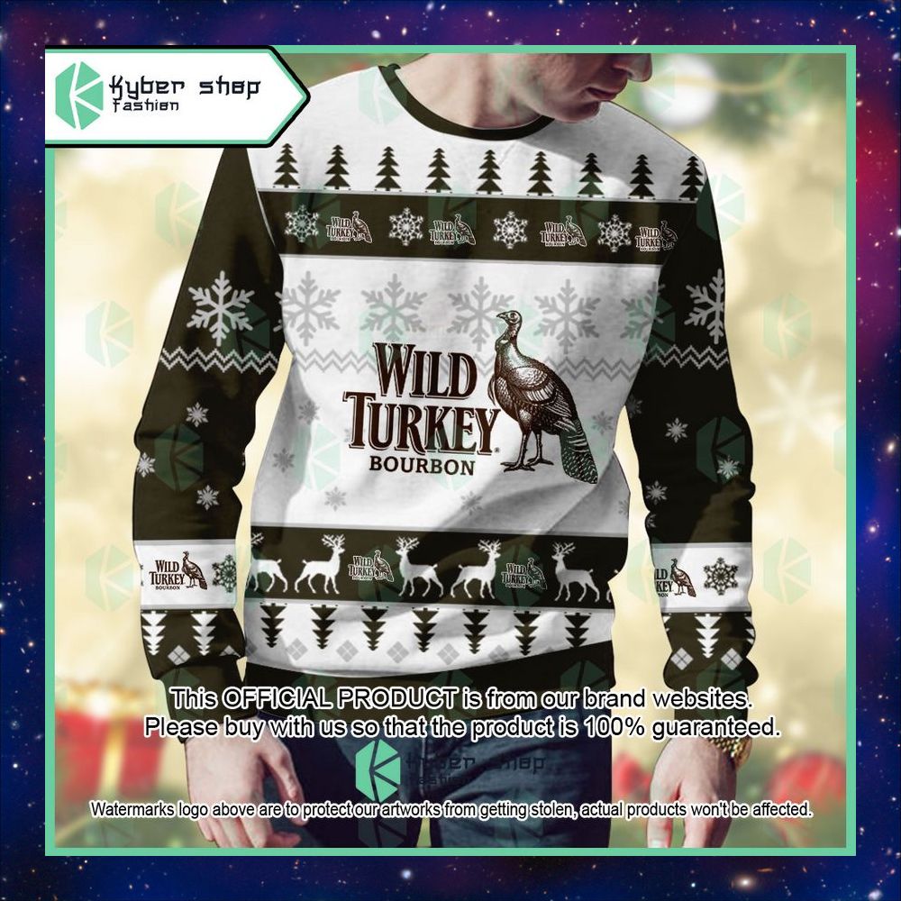 Personalized Wild Turkey Christmas Sweater 7 Personalized Wild Turkey Christmas Sweater word2