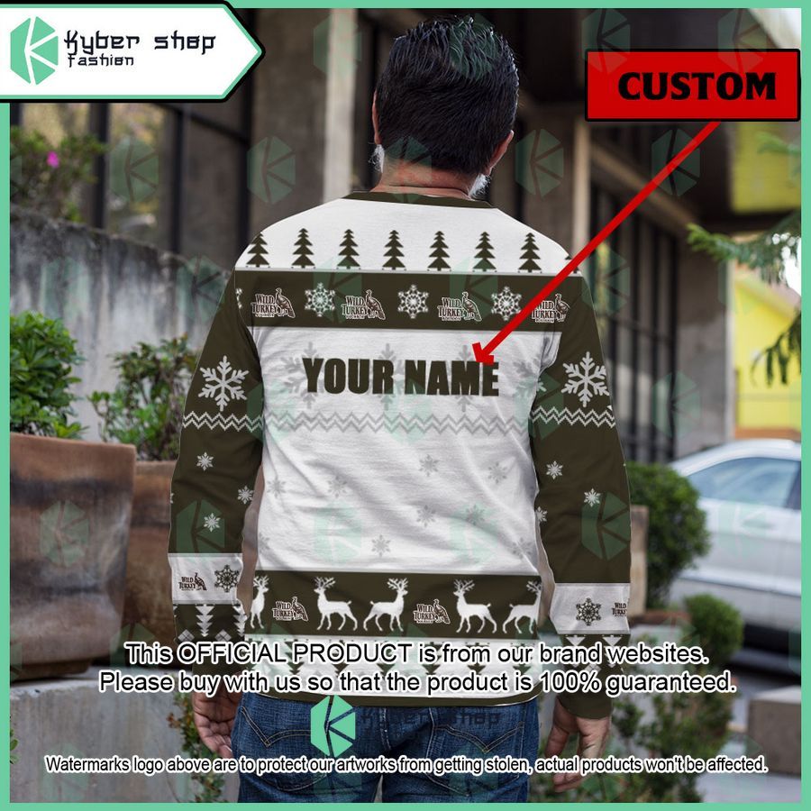 Personalized Wild Turkey Christmas Sweater 3 Personalized Wild Turkey Christmas Sweater word2