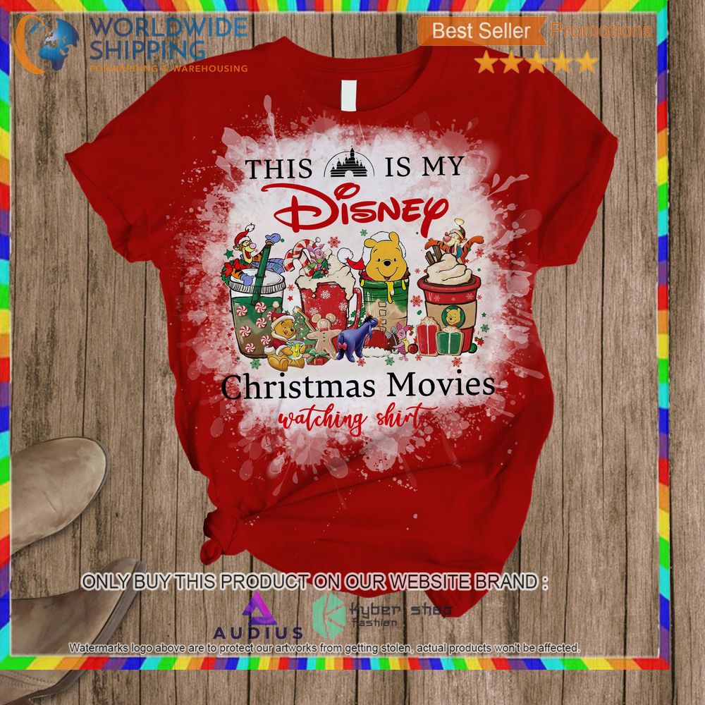 winnie the pooh truck this is my disney christmas movie watching shirt pajamas set 2 21218