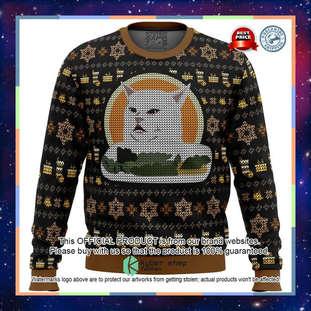 Woman Yelling At Cat Meme V2 Sweater Christmas 3