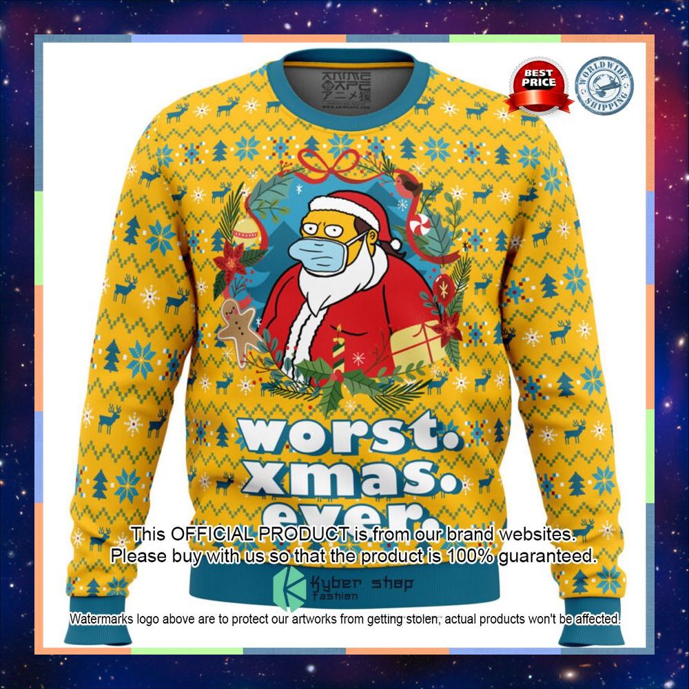 Worst Christmas Ever Simpsons Sweater Christmas 5