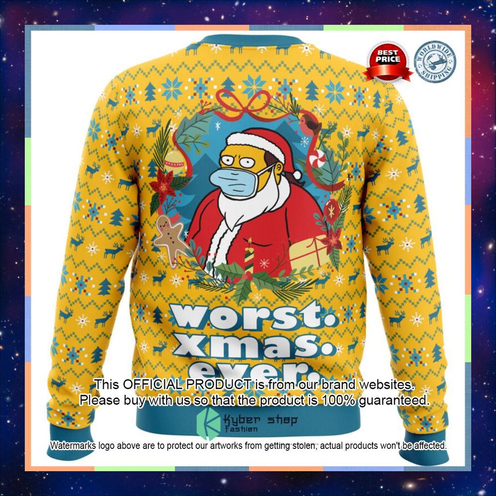 Worst Christmas Ever Simpsons Sweater Christmas 11