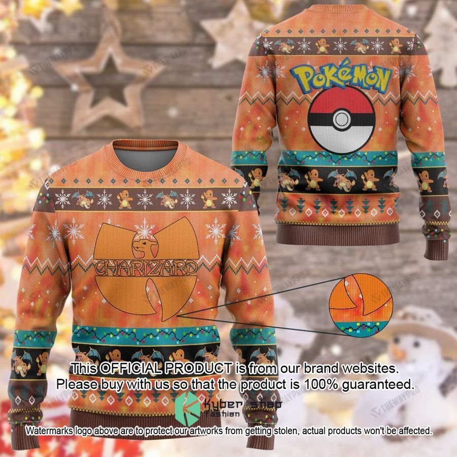 Wutang Charizard Christmas Sweater 32
