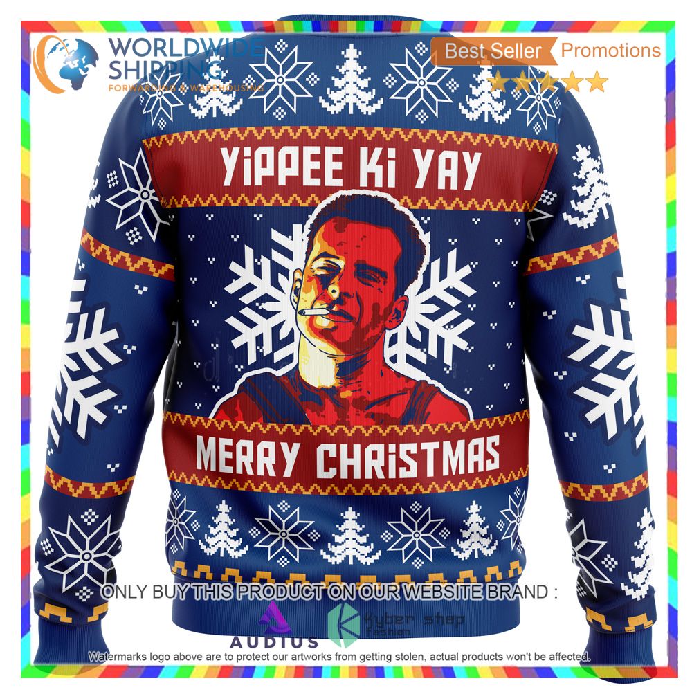 Yippee Ki Yay Die Hard Ugly Christmas Sweater 3 yippee ki yay die hard ugly christmas sweater 3 44004