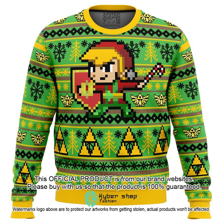 Zelda Holiday Link Christmas Sweater