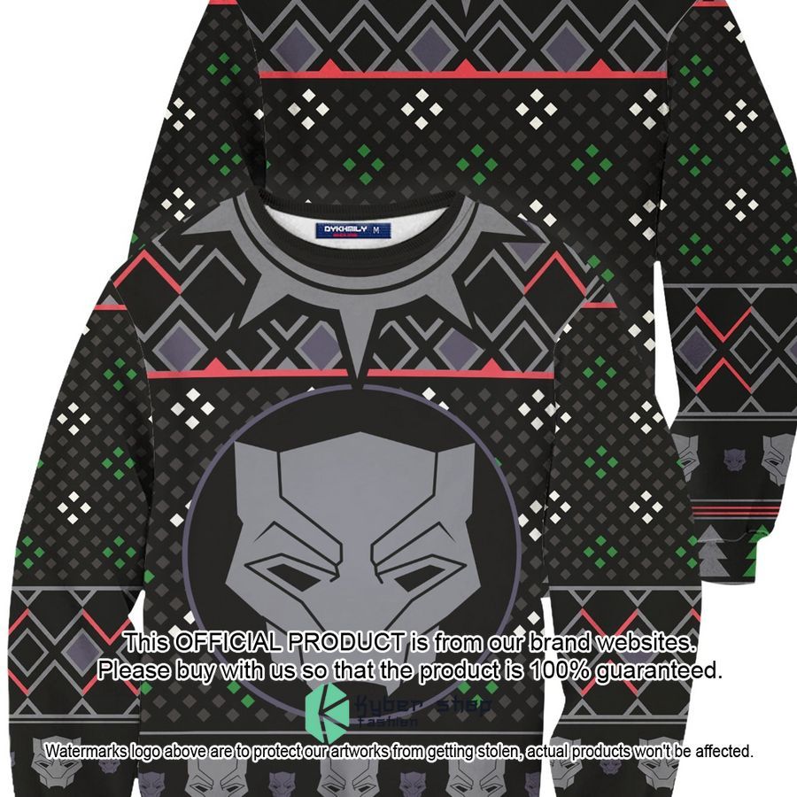 A Wakandan Christmas Ugly Sweater