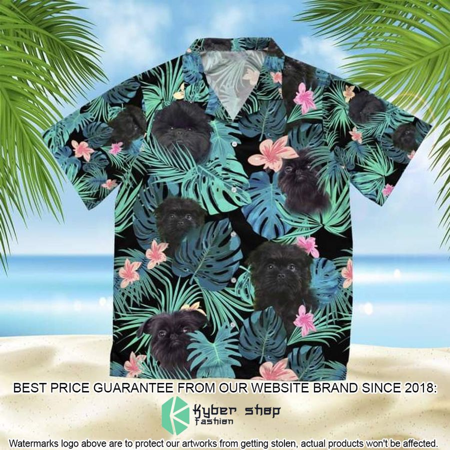 Affenpinscher Summer Leaves Hawaiian Shirt
