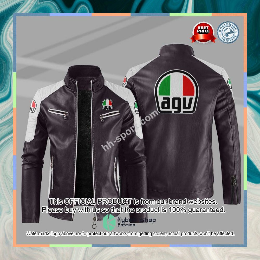 AGV Motorcycle Helmets Motor Leather Jacket 14 AGV Motorcycle Helmets Motor Leather Jacket word2