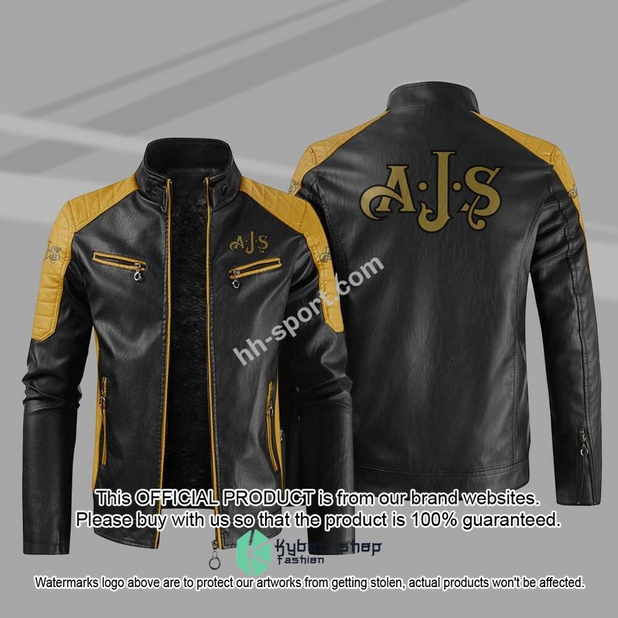 AJS Motorcycles Motor Leather Jacket 4 AJS Motorcycles Motor Leather Jacket word1