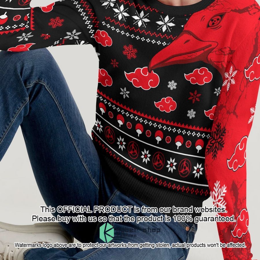 Akatsuki Itachi Summoning Crow Christmas Sweater