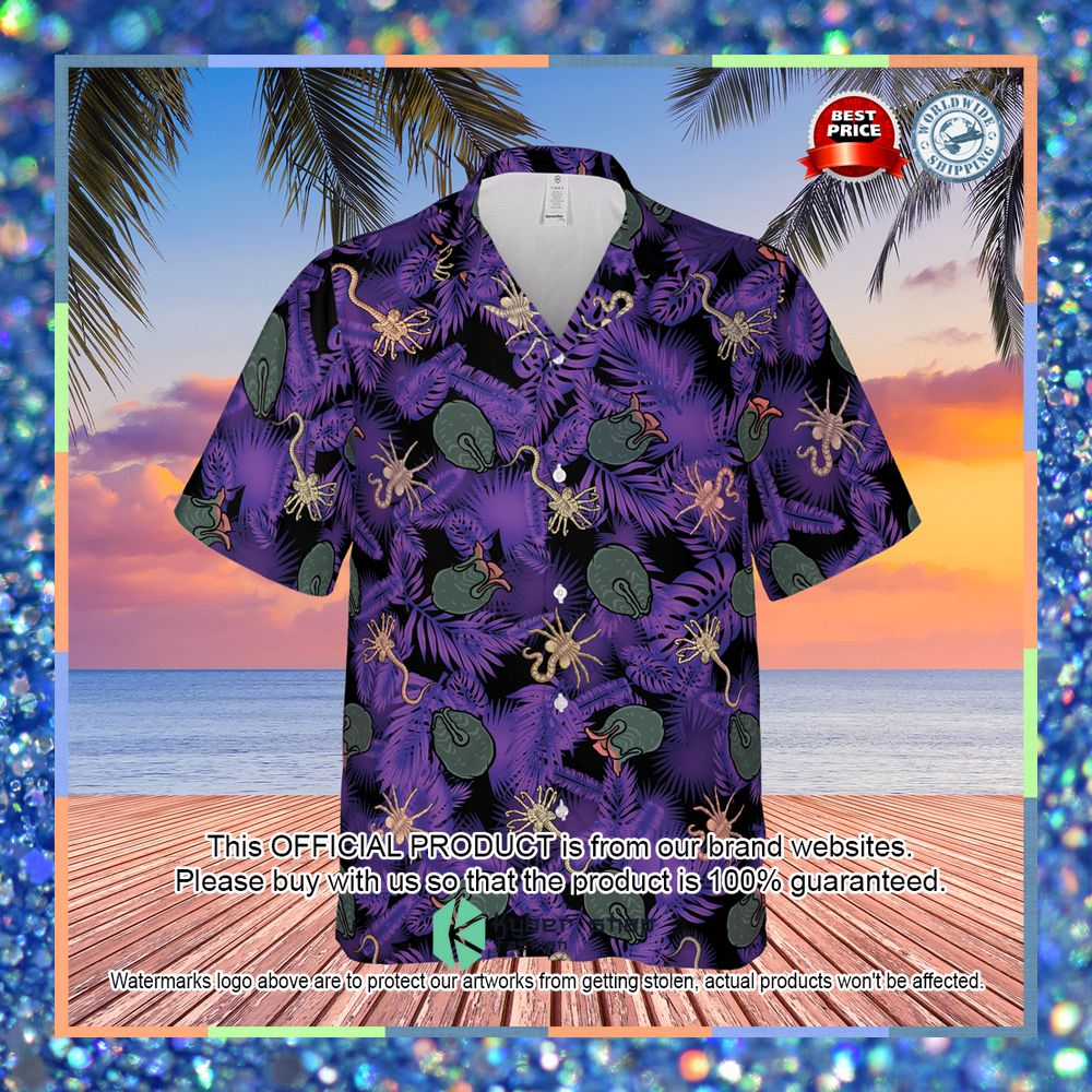 Alien Facehugger Ovomorph Hawaiian Shirt 5 Alien Facehugger Ovomorph Hawaiian Shirt word2