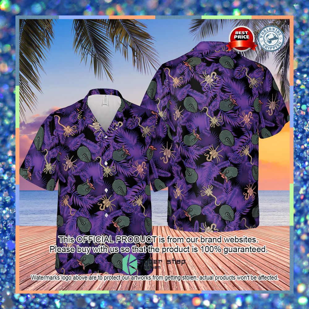 Alien Facehugger Ovomorph Hawaiian Shirt 6 Alien Facehugger Ovomorph Hawaiian Shirt word2