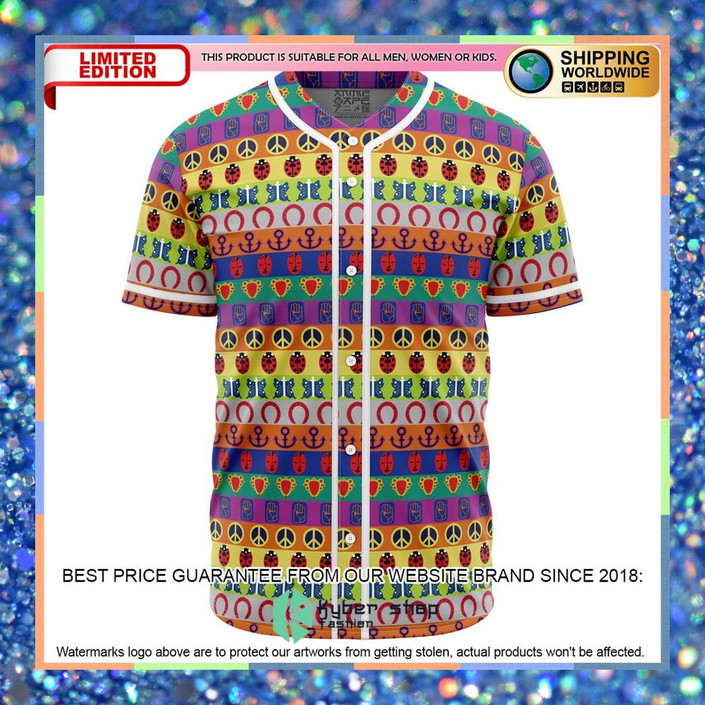All Symbols Pattern Jojos Bizarre Adventure Baseball Jersey 4 All Symbols Pattern Jojos Bizarre Adventure Baseball Jersey word1