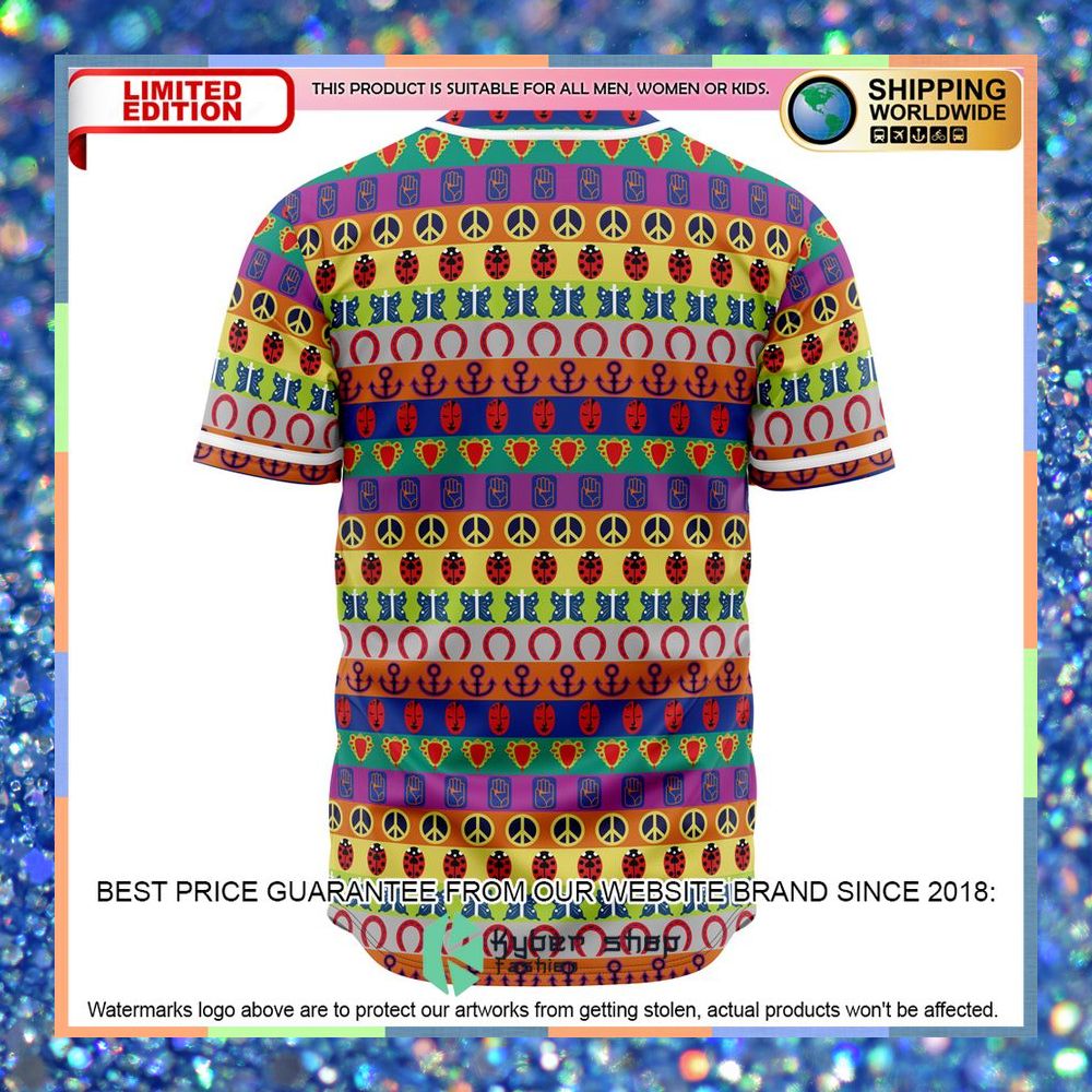 All Symbols Pattern Jojos Bizarre Adventure Baseball Jersey 6 All Symbols Pattern Jojos Bizarre Adventure Baseball Jersey word1
