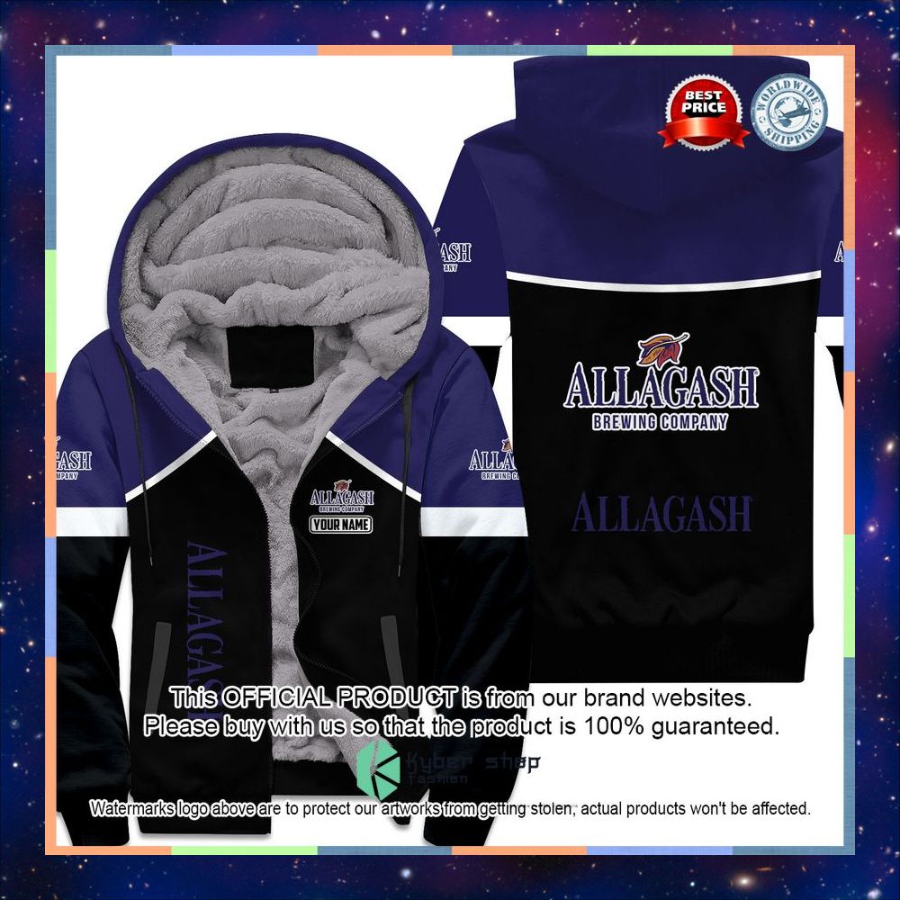 Allagash White Custom Fleece Hoodie 3 Allagash White Custom Fleece Hoodie word2
