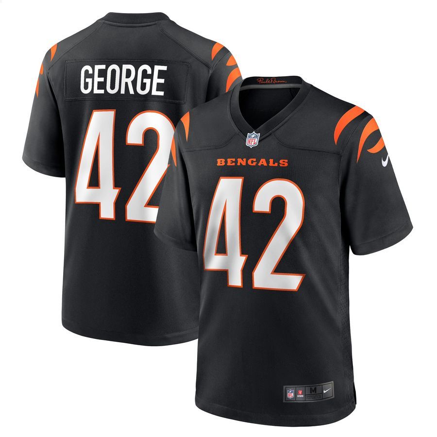 Allan George Cincinnati Bengals Black Football Jersey 4 Allan George Cincinnati Bengals Black Football Jersey word1