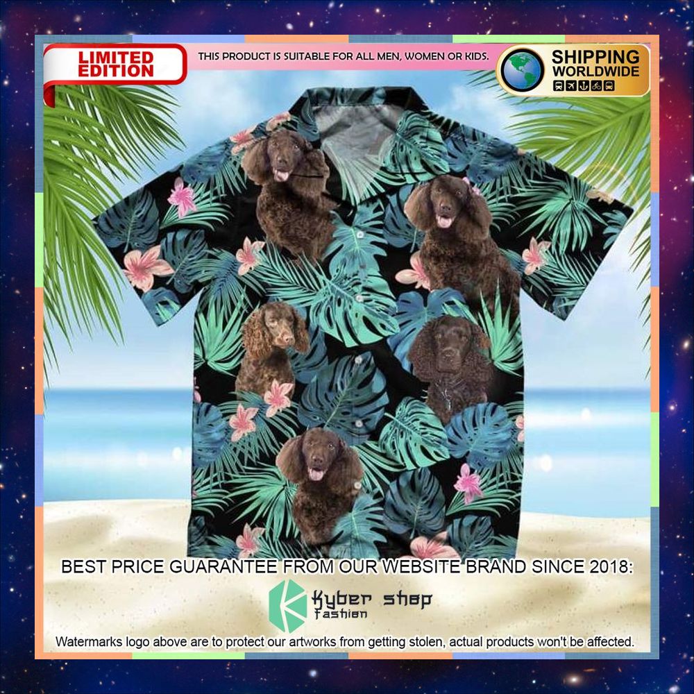American Water Spaniel Summer Leaves Hawaiian Shirt 3 American Water Spaniel Summer Leaves Hawaiian Shirt word3