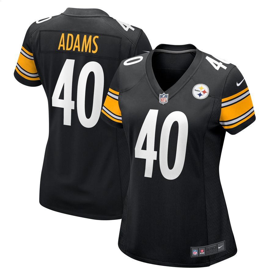 Andrew Adams Pittsburgh Steelers Black Football Jersey