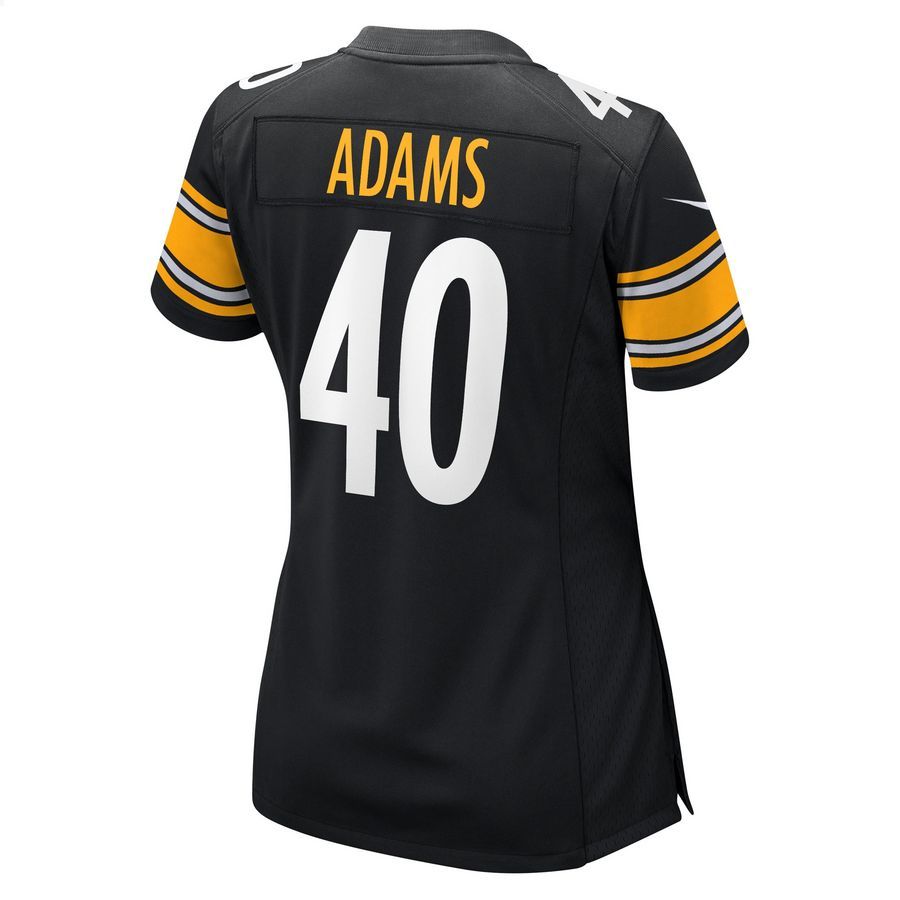 Andrew Adams Pittsburgh Steelers Black Football Jersey 28 Andrew Adams Pittsburgh Steelers Black Football Jersey word3