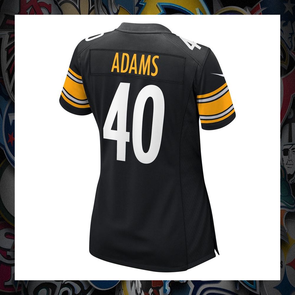 Andrew Adams Pittsburgh Steelers Black Football Jersey 32 Andrew Adams Pittsburgh Steelers Black Football Jersey word3