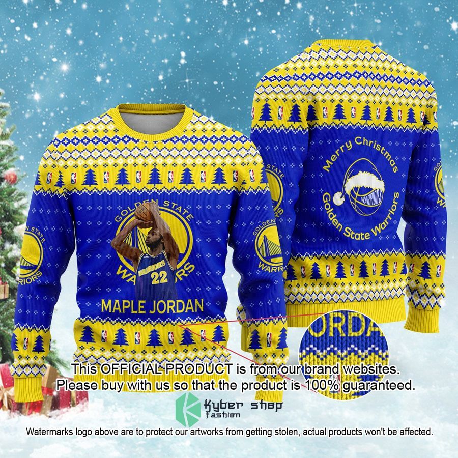 Andrew Wiggins Golden States Warriors Merry Christmas NBA Christmas Sweater