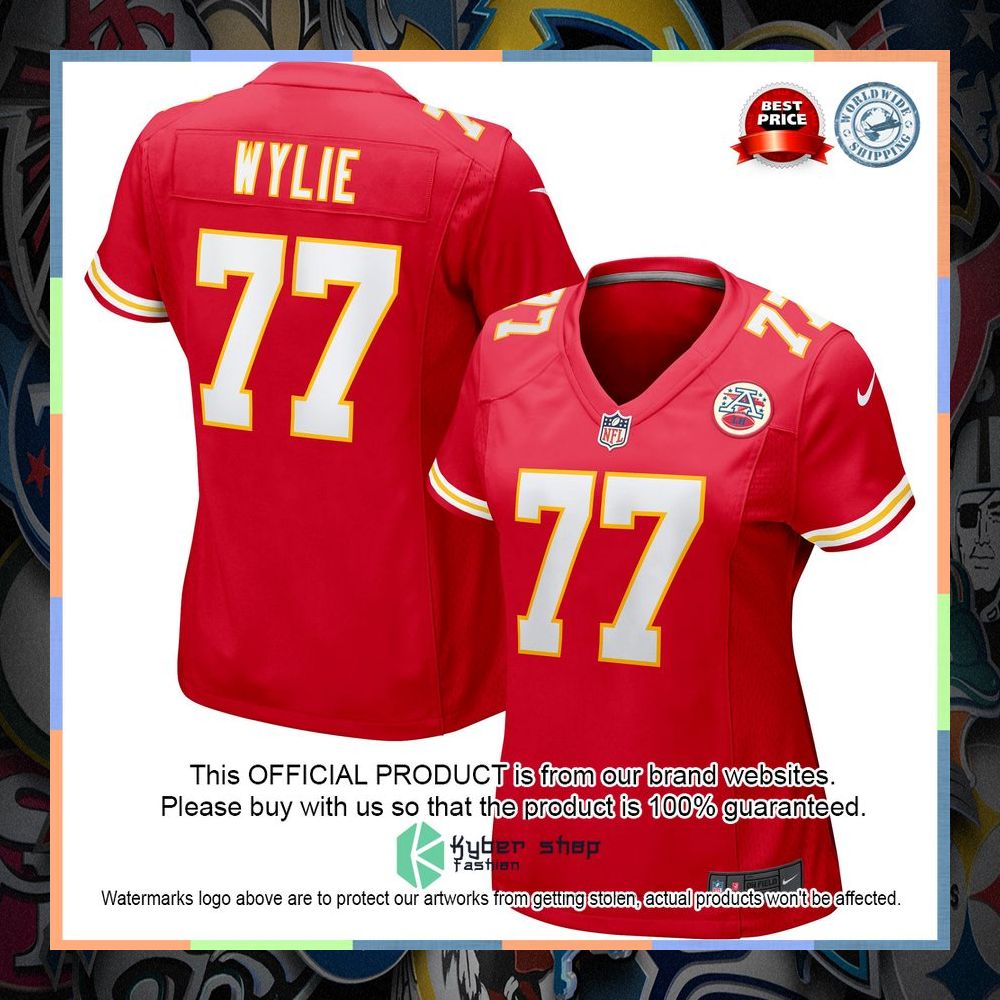 Andrew Wylie Kansas City Chiefs Women's Red Football Jersey 5 Andrew Wylie Kansas City Chiefs Women's Red Football Jersey word2