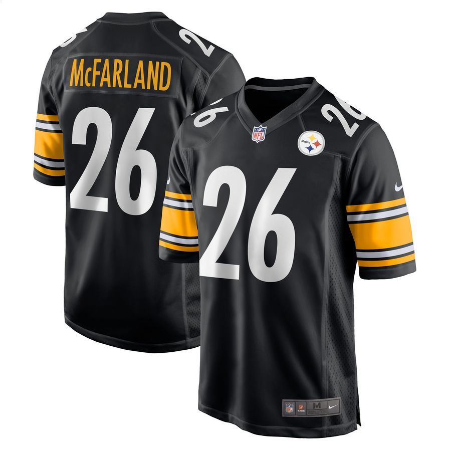 Anthony McFarland Jr. Pittsburgh Steelers Black Football Jersey