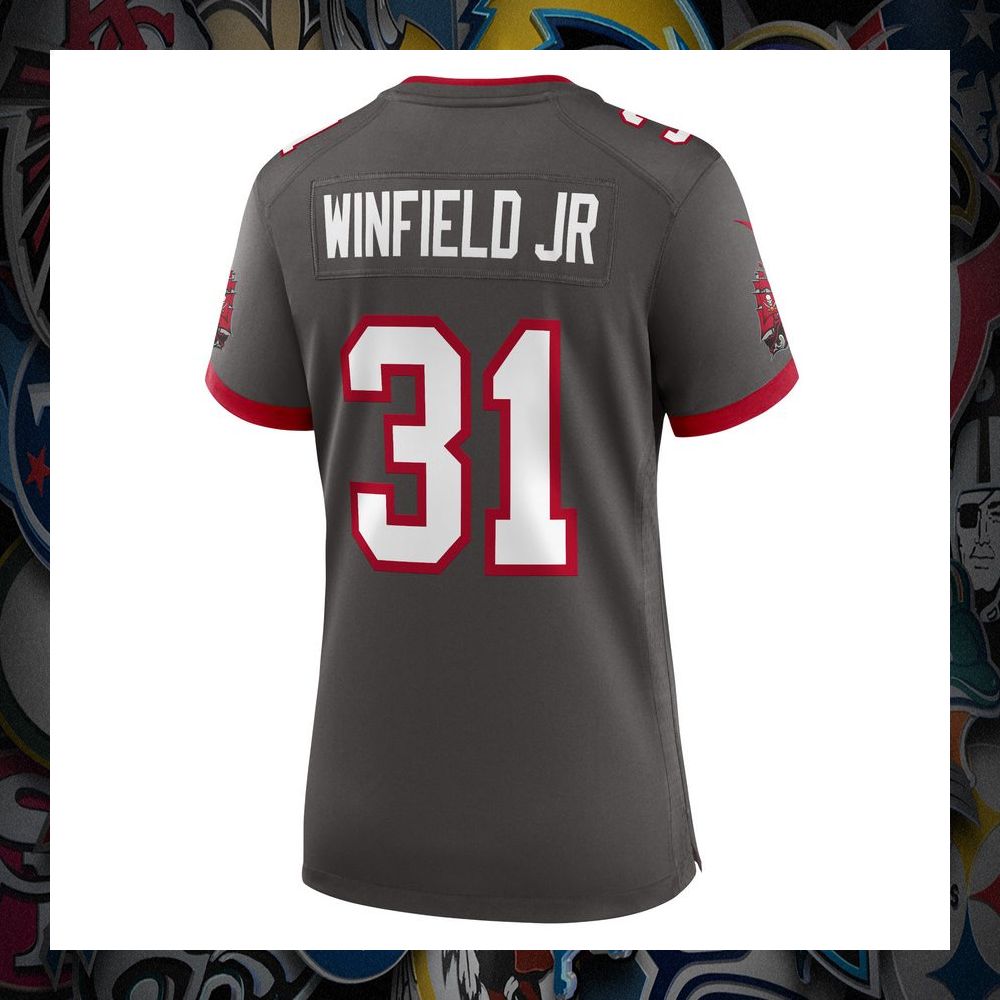 Antoine Winfield Jr. Tampa Bay Buccaneers Pewter Football Jersey 7 Antoine Winfield Jr. Tampa Bay Buccaneers Pewter Football Jersey word1