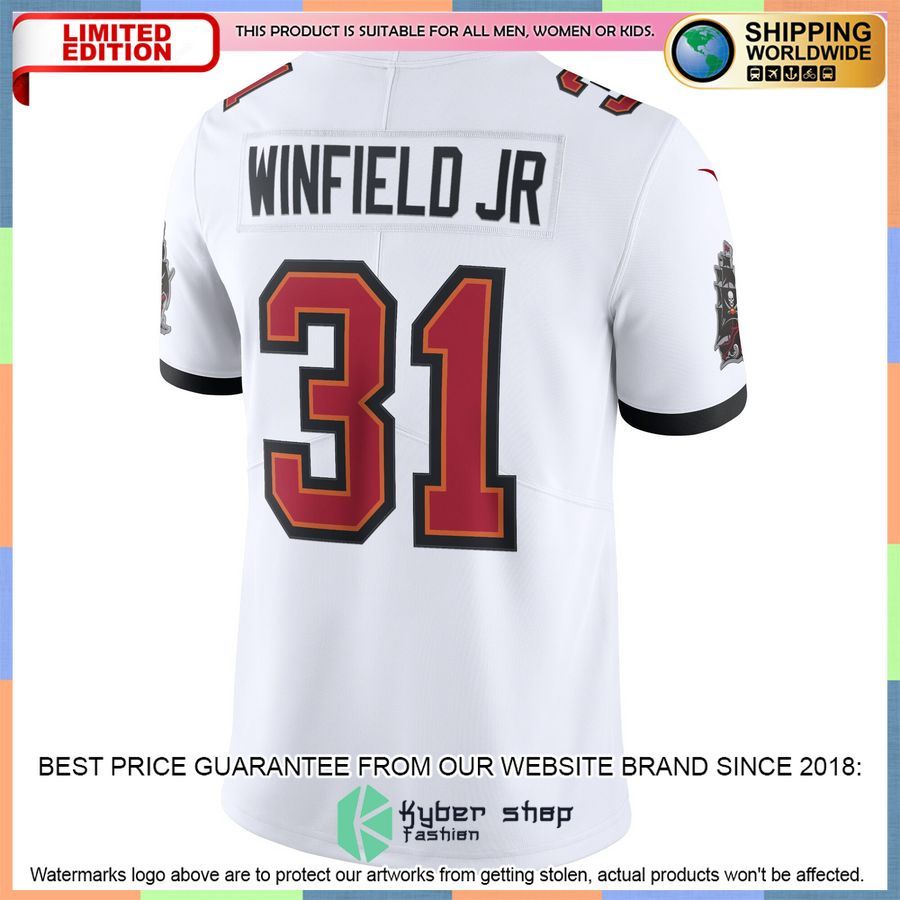 Antoine Winfield Tampa Bay Buccaneers Vapor White Football Jersey 27 Antoine Winfield Tampa Bay Buccaneers Vapor White Football Jersey word3