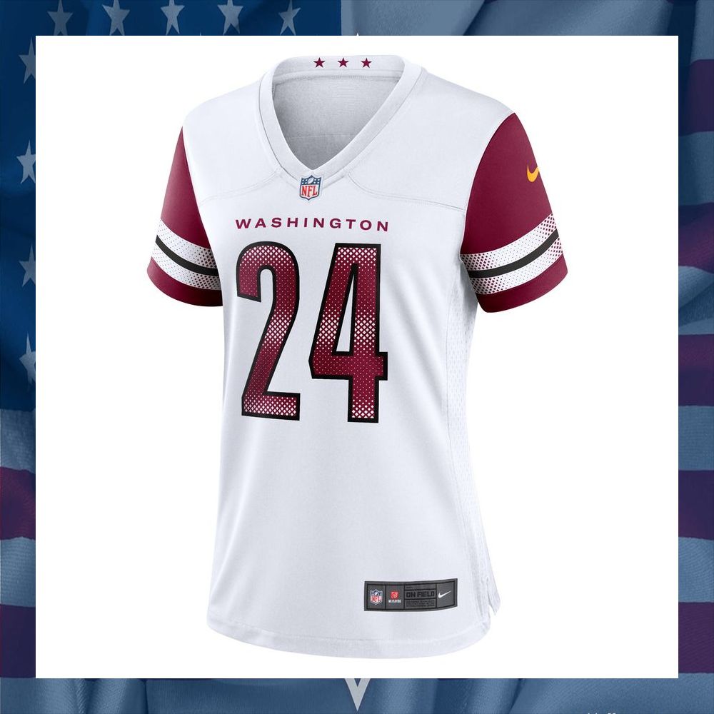Antonio Gibson Washington Commanders Women's White Football Jersey 7 Antonio Gibson Washington Commanders Women's White Football Jersey word1