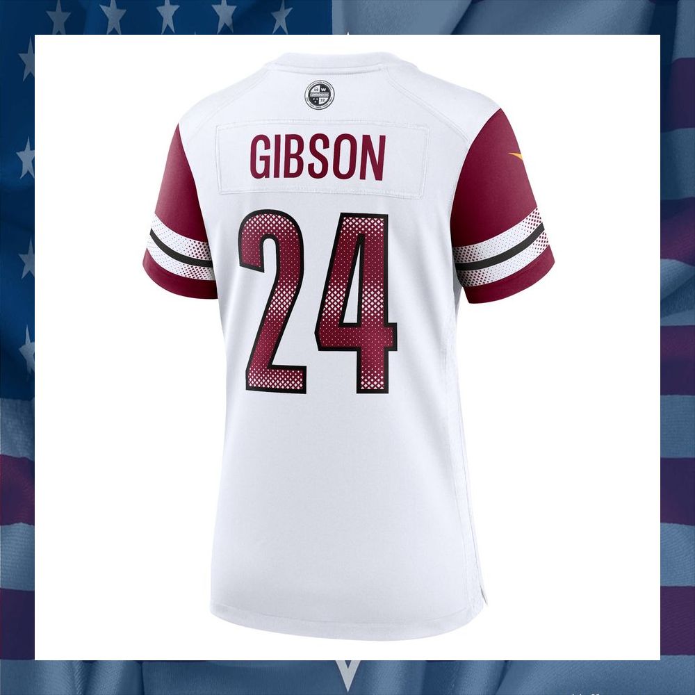 Antonio Gibson Washington Commanders Women's White Football Jersey 8 Antonio Gibson Washington Commanders Women's White Football Jersey word1