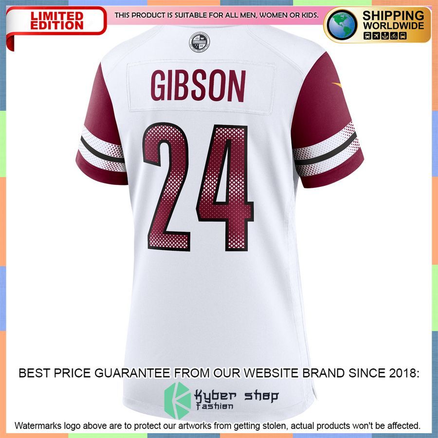 Antonio Gibson Washington Commanders Women's White Football Jersey 3 Antonio Gibson Washington Commanders Women's White Football Jersey word2