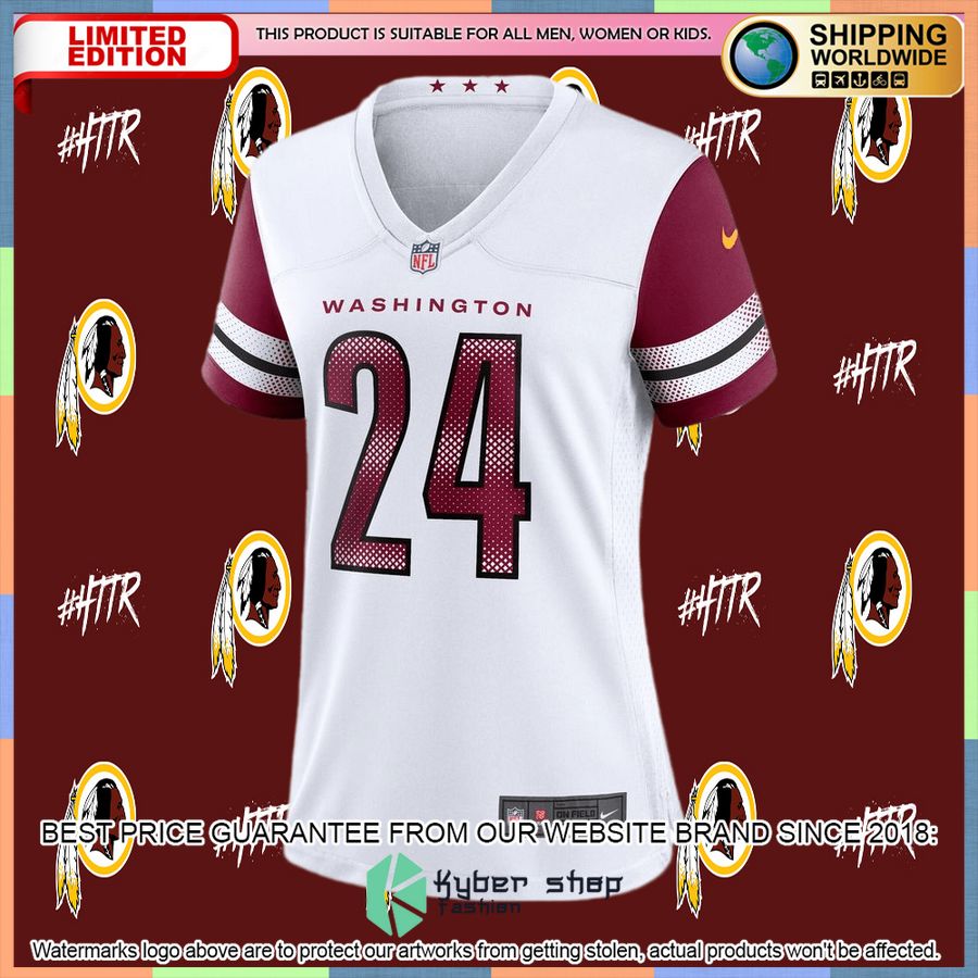 Antonio Gibson Washington Commanders Women's White Football Jersey 5 Antonio Gibson Washington Commanders Women's White Football Jersey word2