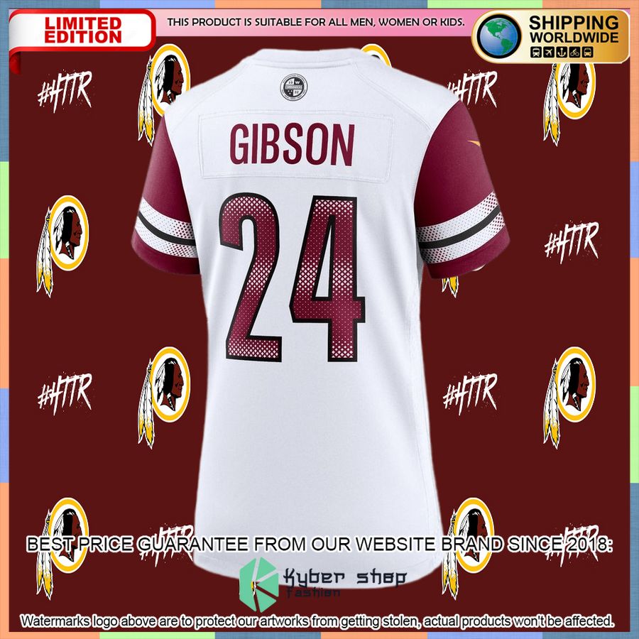 Antonio Gibson Washington Commanders Women's White Football Jersey 6 Antonio Gibson Washington Commanders Women's White Football Jersey word2