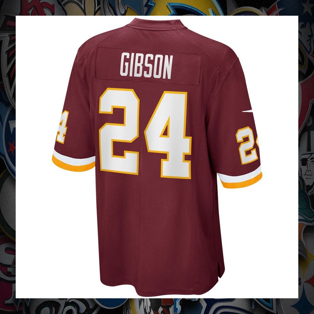Antonio Gibson Washington Team Burgundy Football Jersey 7 Antonio Gibson Washington Team Burgundy Football Jersey word1