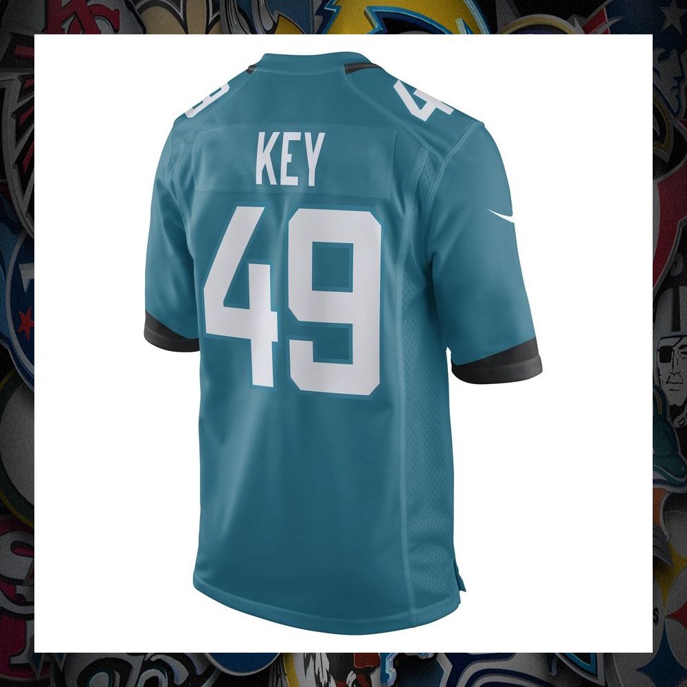 Arden Key Jacksonville Jaguars Teal Football Jersey 7 Arden Key Jacksonville Jaguars Teal Football Jersey word3