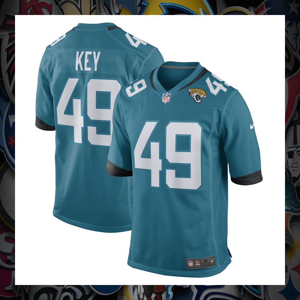 Arden Key Jacksonville Jaguars Teal Football Jersey 8 Arden Key Jacksonville Jaguars Teal Football Jersey word3