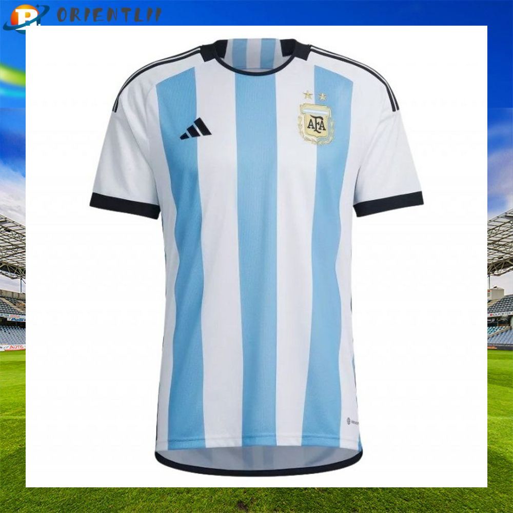 Argentina 3 Star Home World Cup Jersey 3 Argentina 3 Star Home World Cup Jersey word1