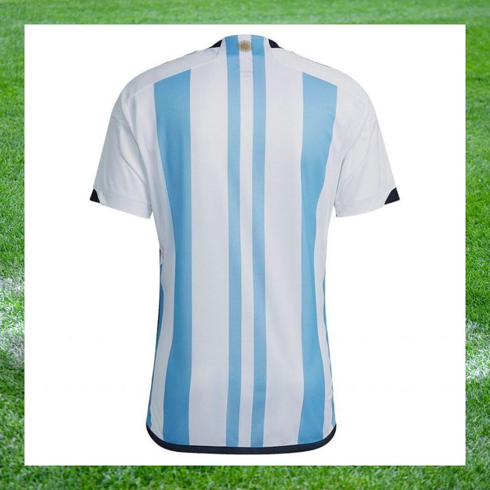 Argentina 3 Star Home World Cup Jersey 6 Argentina 3 Star Home World Cup Jersey word1