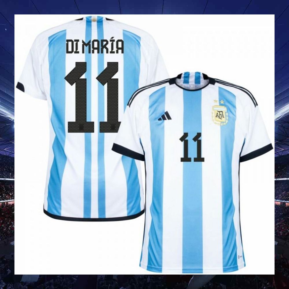 Argentina Di Maria 11 World Cup Jersey word3