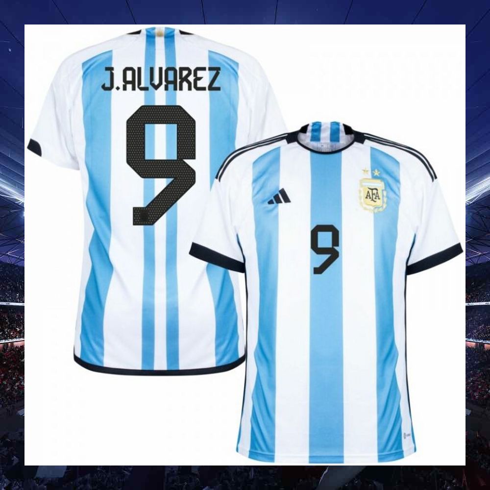 Argentina Julian Alvarez 9 World Cup Jersey