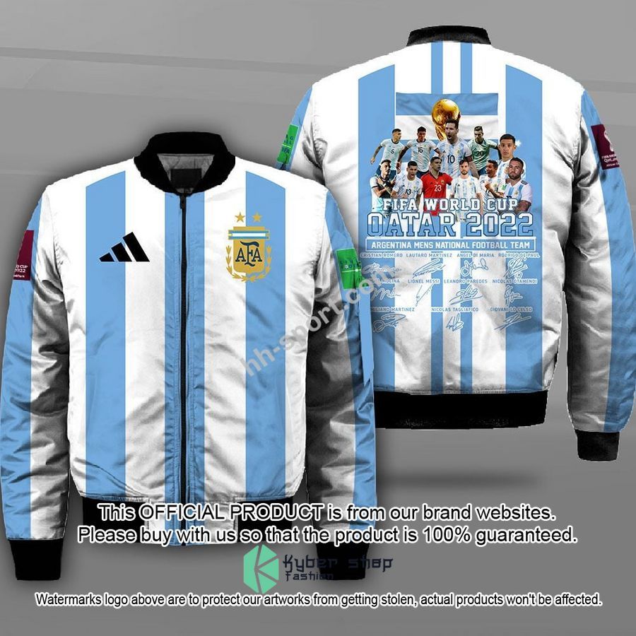 Argentina National Football Team Bomber Jacket word3