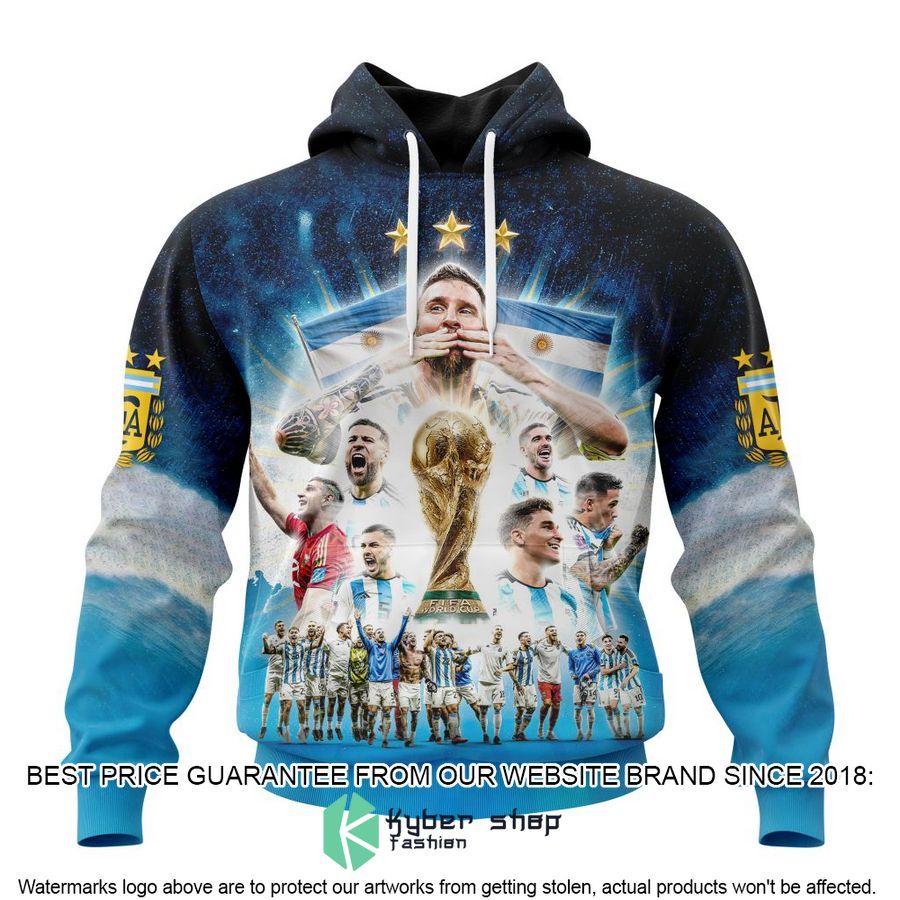 Argentina World Cup 2022 Champions Shirt, Hoodie