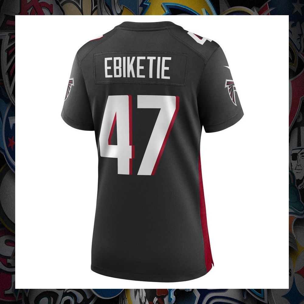 Arnold Ebiketie Atlanta Falcons Black Football Jersey 7 Arnold Ebiketie Atlanta Falcons Black Football Jersey word3